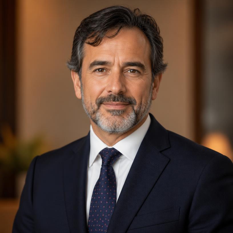Retrato del abogado especializado en migración a Chile